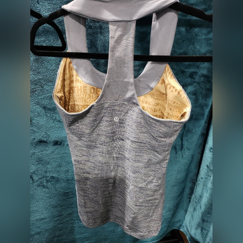 146. Lululemon Athletica Gray Tank Top - Picture 3 of 5